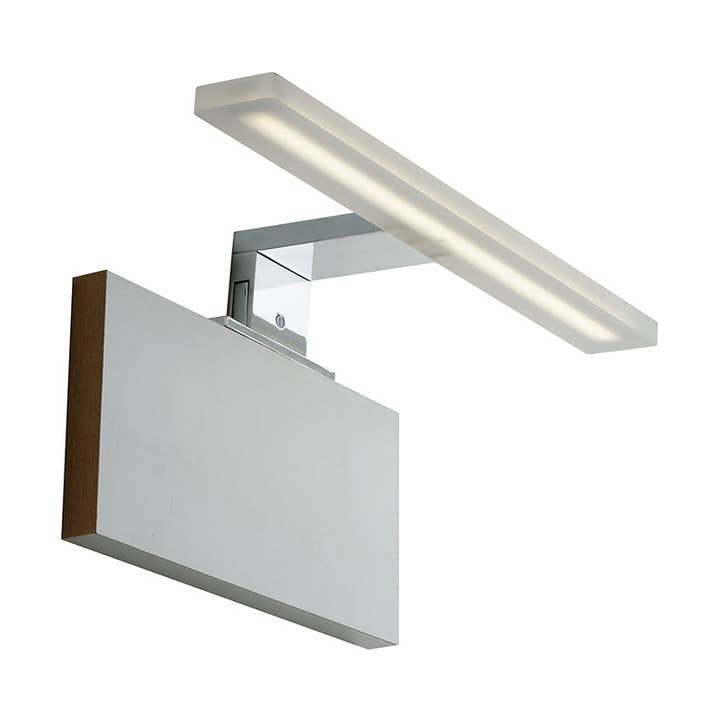 Aqa 8W chrome LED thermoplastic wall light for wholesale by Gruppo F.T