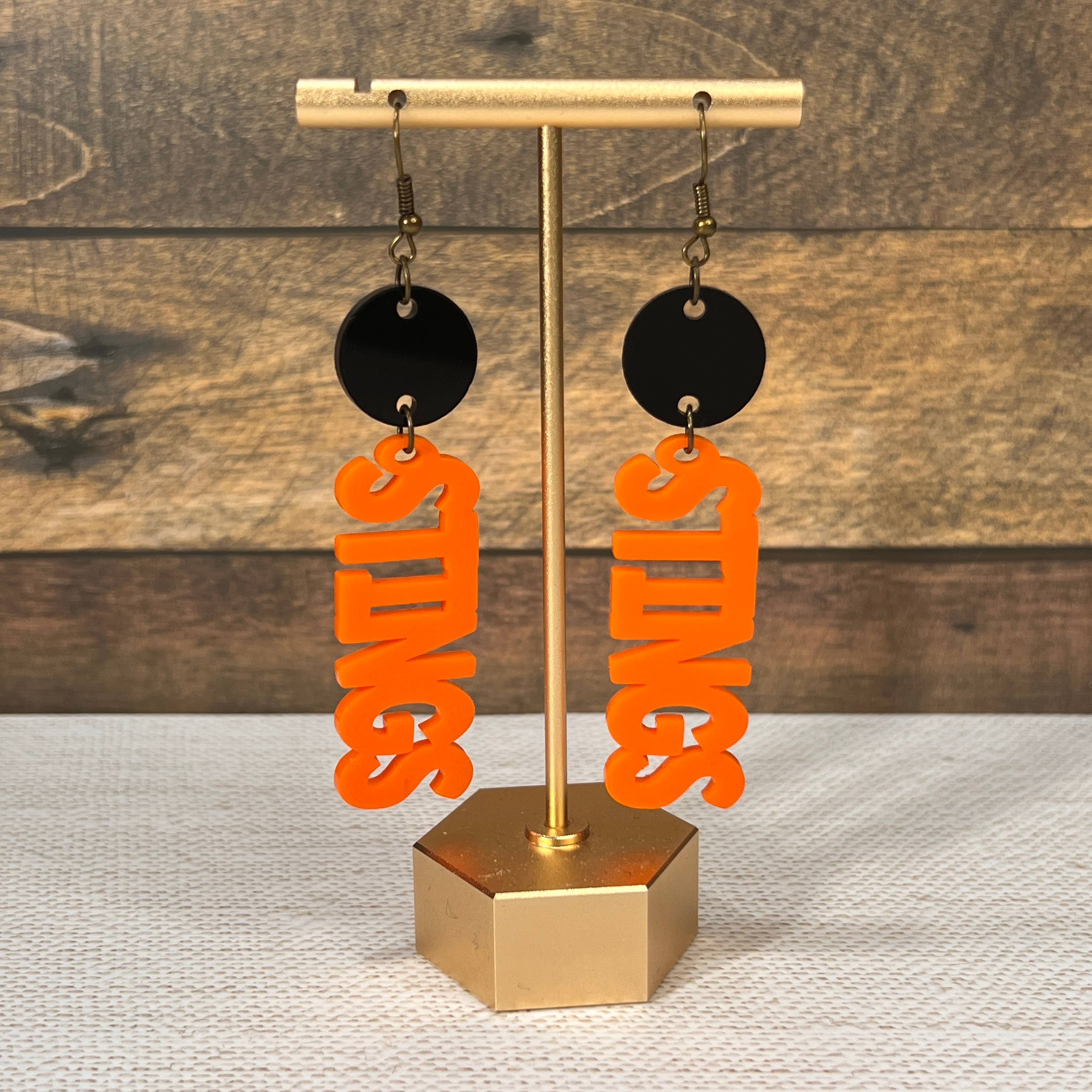 Krafts and Junk TX - Wholesale Dangle Earrings - Customizable Spirit Acrylic Dangle Earrings with Top2