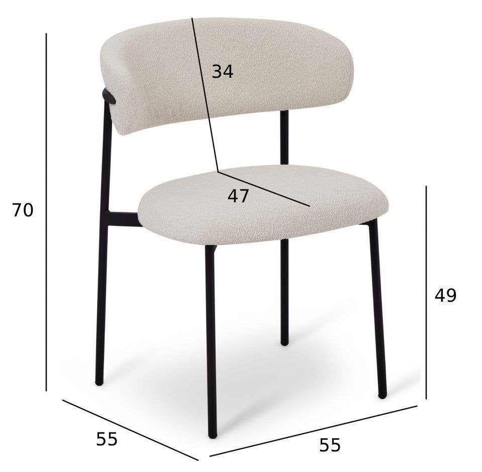 Furnhouse - Wholesale Chair - Set of 2 White Dining Chairs Diana9