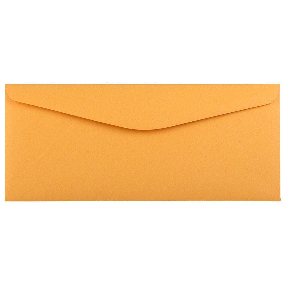JAM PAPER - Wholesale Envelopes - #11 Recycled Brown Kraft Manila Envelopes, 50/Pack0