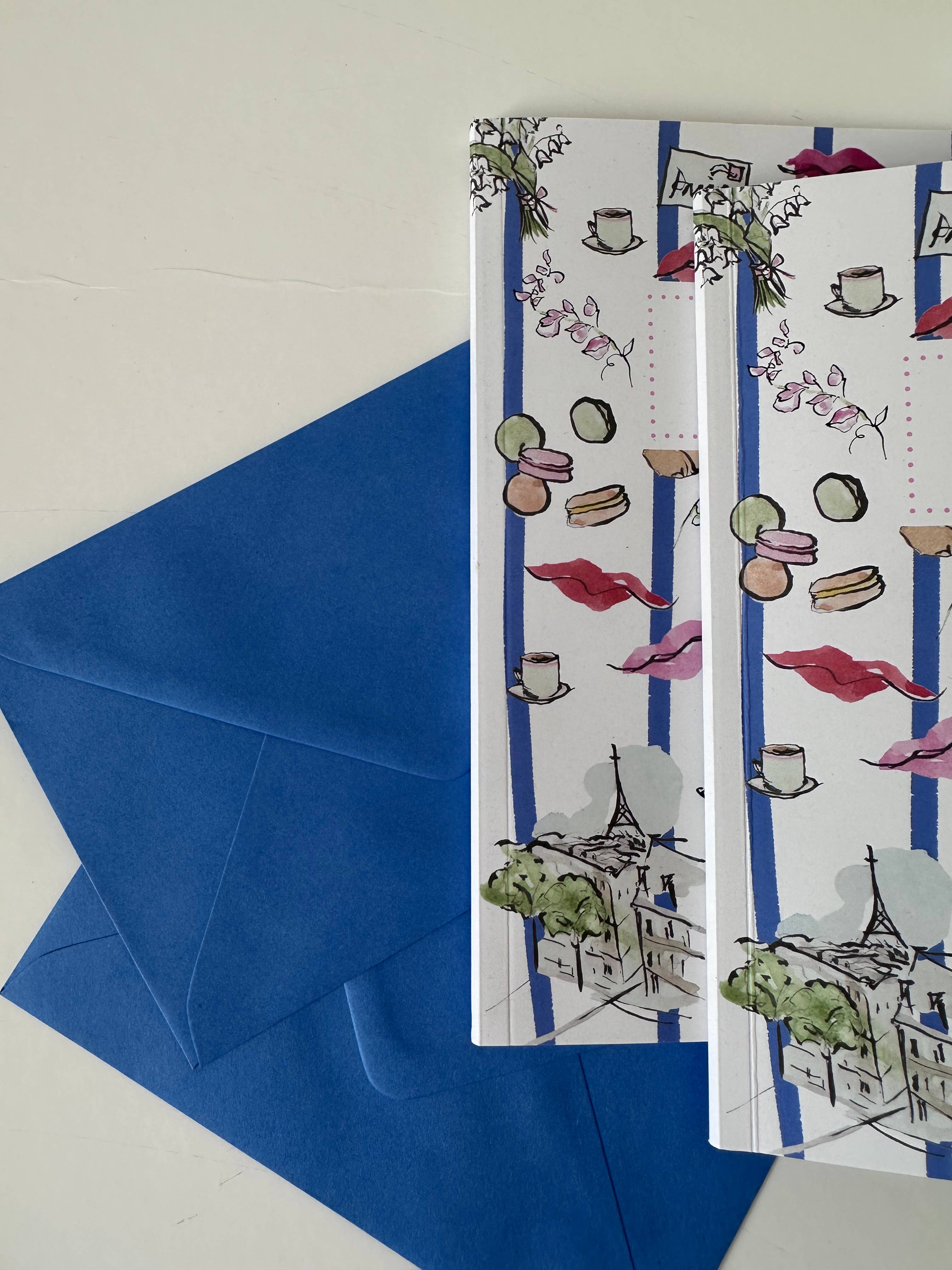 Edinburgh Letters – wholesale Notebook – 'Paris Kisses' A5 Notebook 3