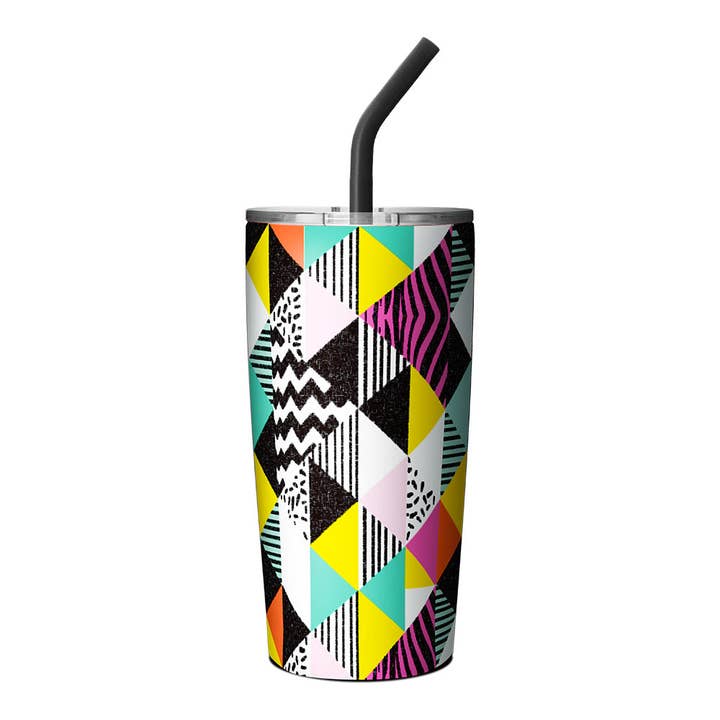 A 20oz Stainless Steel Cup with a Mysterious Triangular Design for wholesale by OEELINN