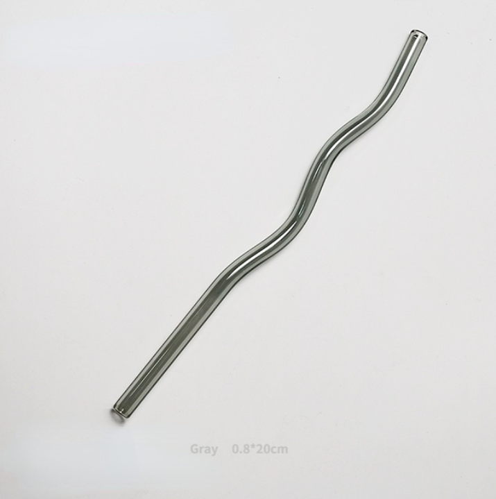 IVORE.GROUP (We cover All Import duty) – wholesale Drinking straw – Reusable Wave Glass Straws7