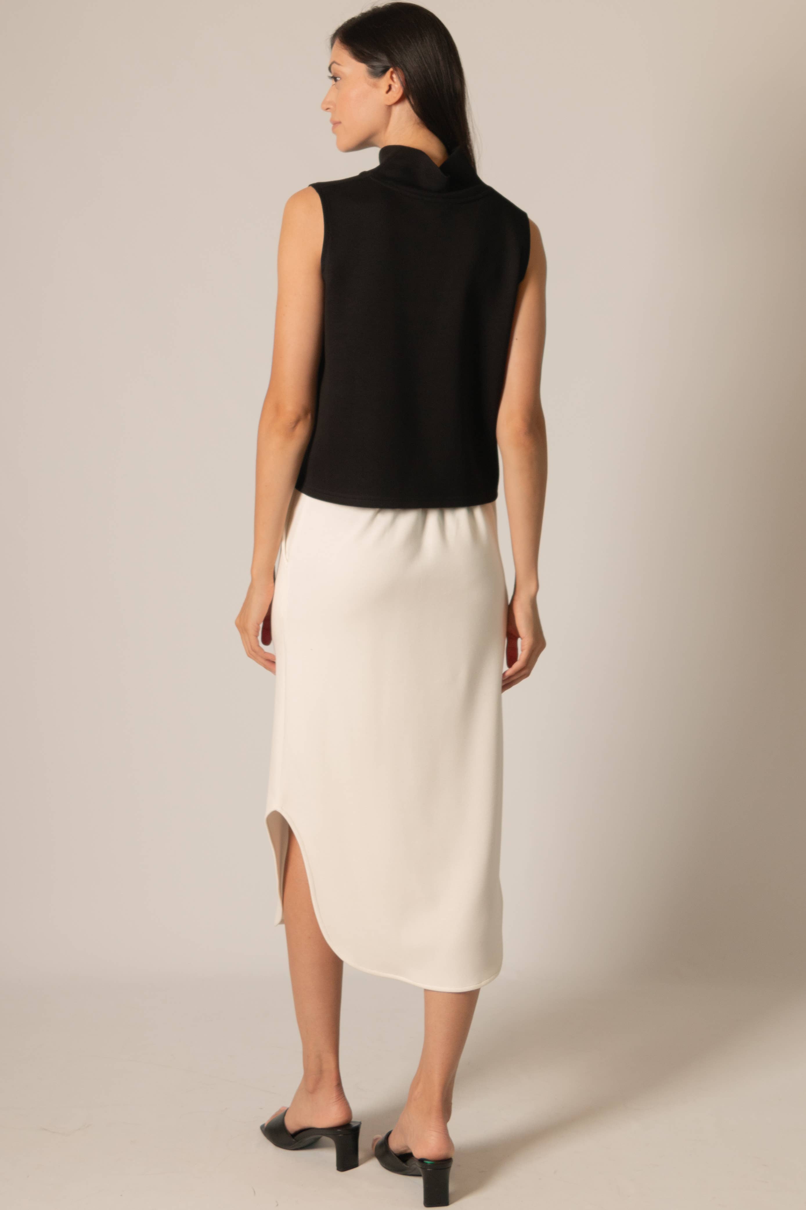 P. CILL - Vendita all'ingrosso Gonna - Donna - Gonna midi in modal Butter P. CILL10