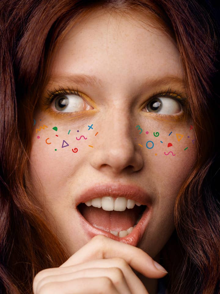 Mélange de formes Freckles pour la vente par TATTon.me