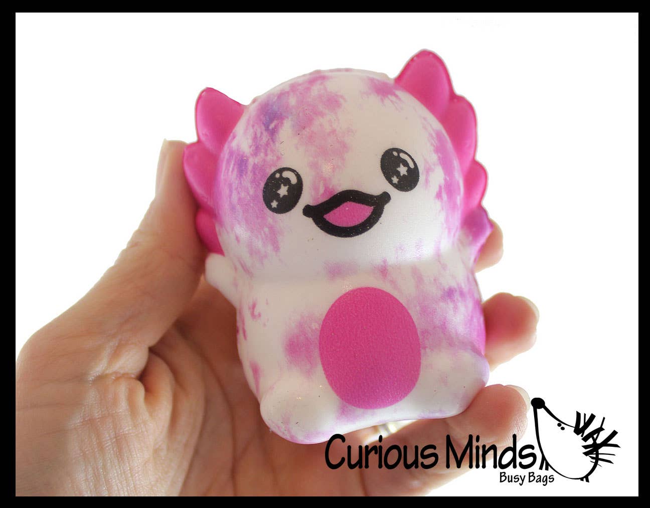 Curious Minds Toys – wholesale Squishy toy – Kids & Baby – 1 Small 3.25" Axolotl Slow Rise Squishy Toys - Memory Foam15