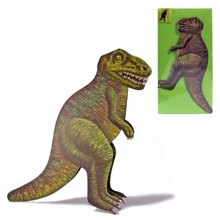 Gollnow Paper Creations - Wholesale Everyday Greeting Card - 3D animal card dinosaur “T-Rex”
