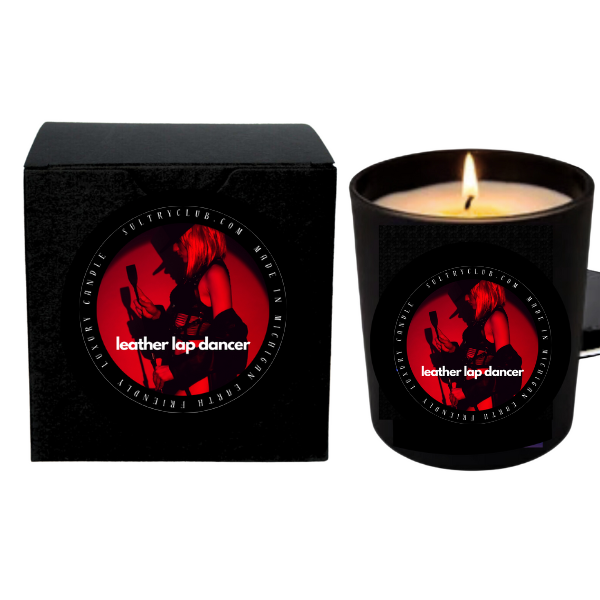 SULTRY CLUB CANDLES - Wholesale Pot/gevulde kaars - Lap Dancer-kaars van leer2