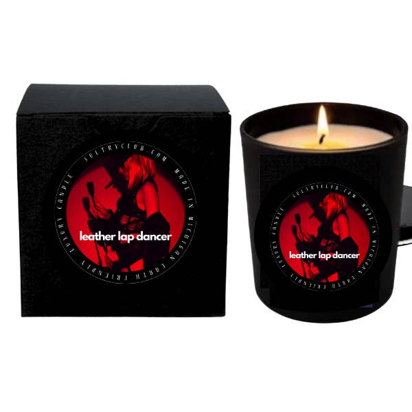 SULTRY CLUB CANDLES - Wholesale Pot/gevulde kaars - Lap Dancer-kaars van leer2