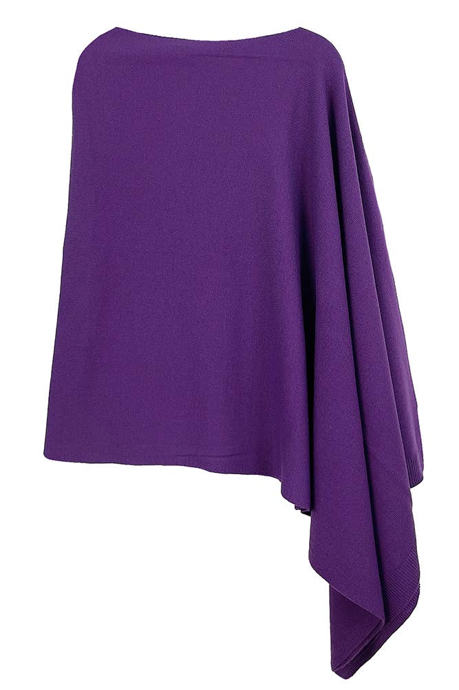 Hana - Wholesale Poncho - Women's - Solid Scarf Poncho13