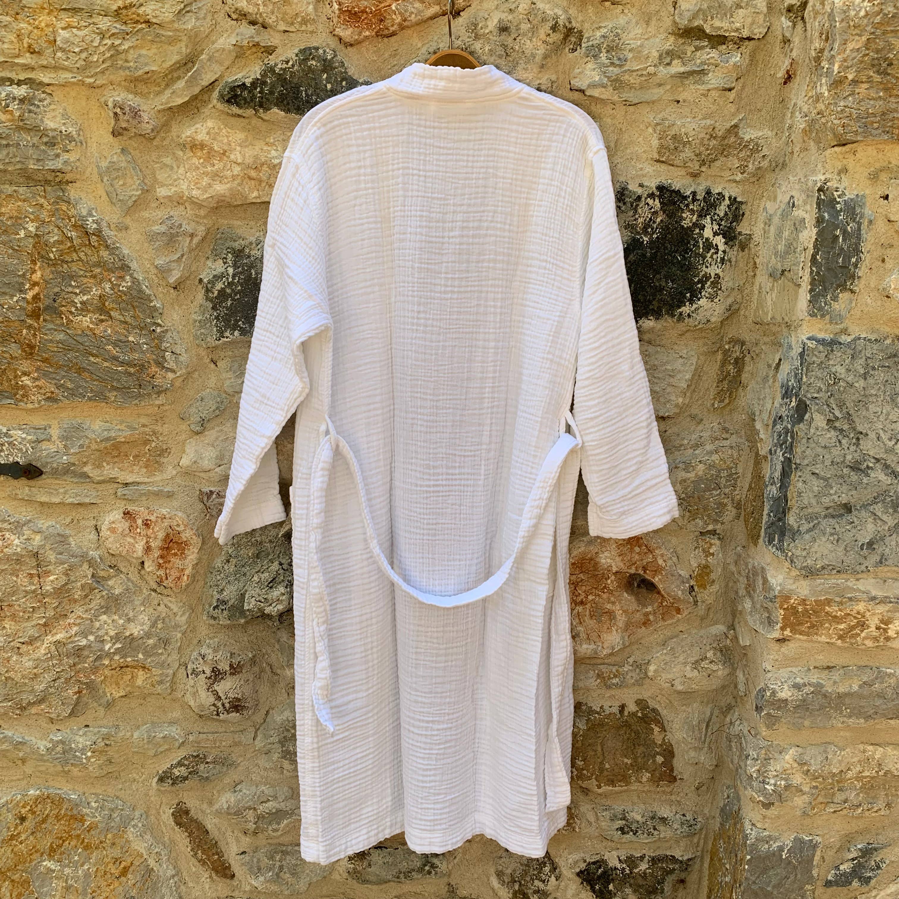 loom.ist - Wholesale Robe - Unisex - Muslin Bathrobe7