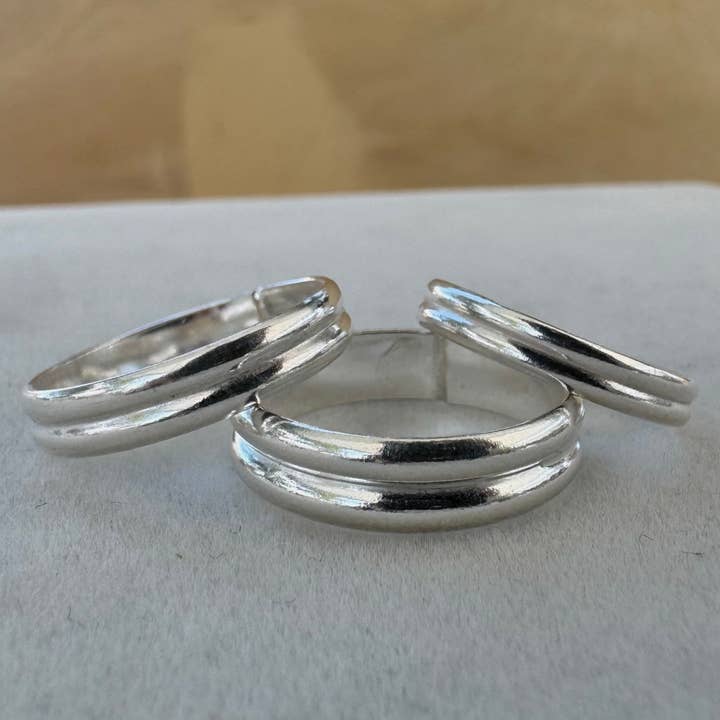 Breezi Mae - Wholesale Band/Stacked Ring - Double Band Stacker Ring