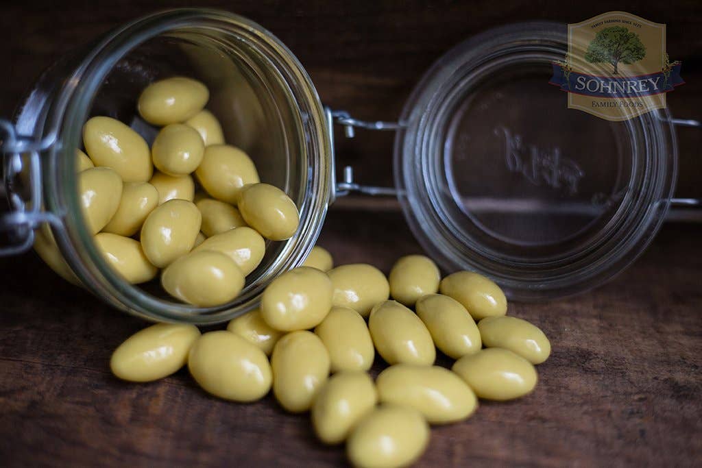 Sohnrey Family Foods LLC - Wholesale Chocolate Covered Sweets - Lemon Creme Almonds 4 oz2