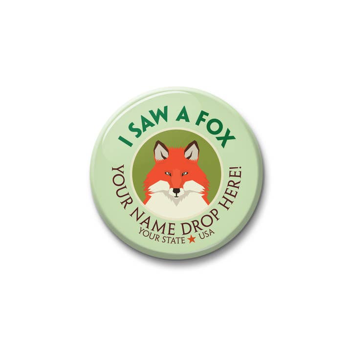 See Saw Badge - I saw a Fox for wholesale by Channel Craft