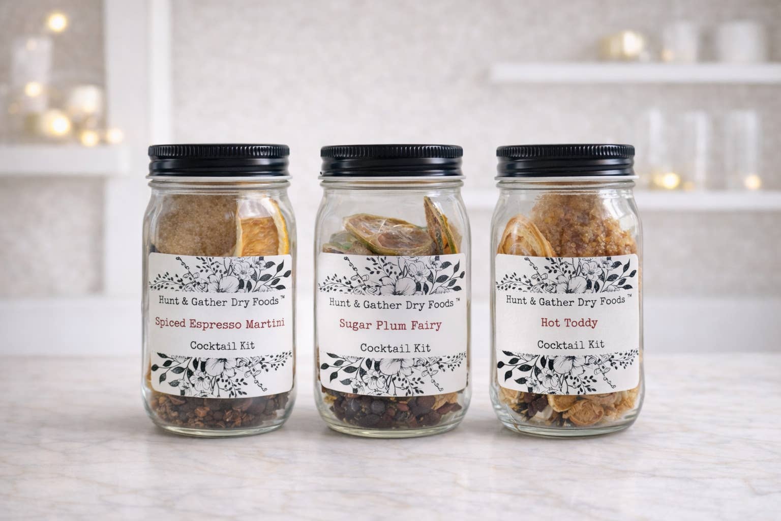 Hunt and Gather Dry Foods - Wholesale DIY Drink Kit - Cocktail Kit Holiday Variety