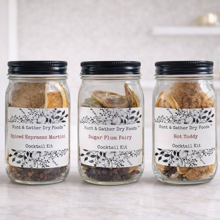 Hunt and Gather Dry Foods - Wholesale DIY Drink Kit - Cocktail Kit Holiday Variety0