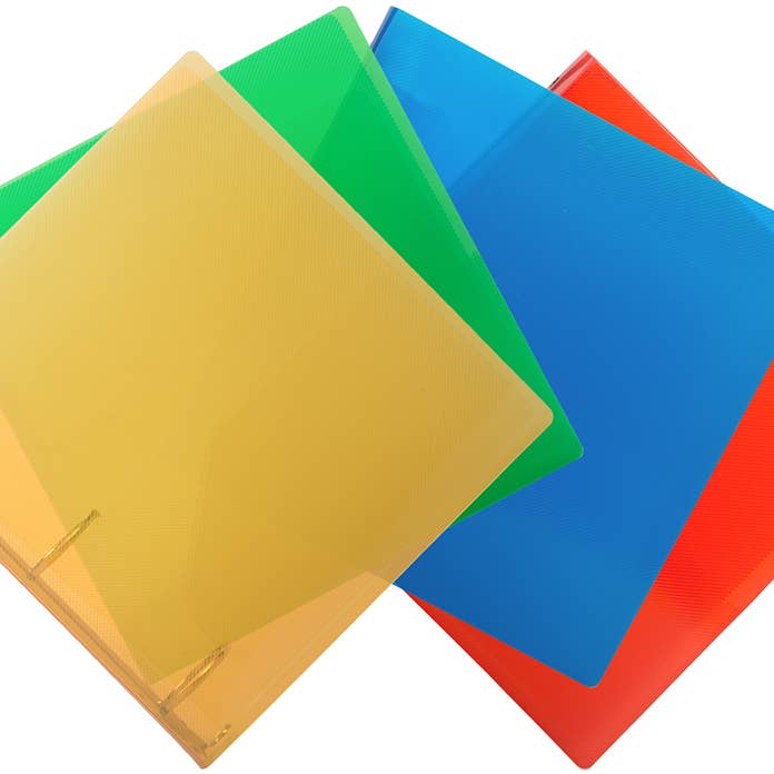 JAM PAPER - Wholesale Binder - JAM Plastic 2in Binders, Assorted 3 Ring Binders, 4/Pk2