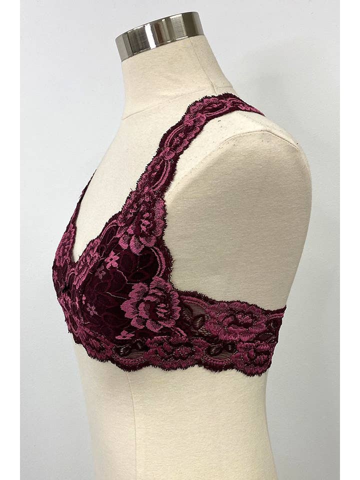 Hana - Wholesale Bralette - Women's - Soft Lining Lace Bralette (6pc)4