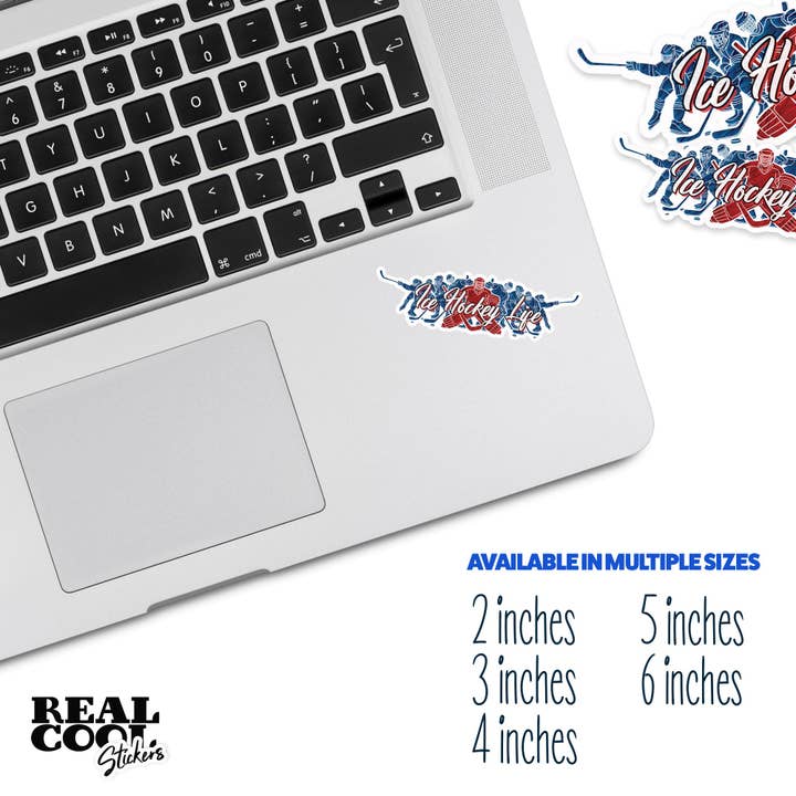 Sticker Vie Hockey pour la vente par Real Cool Stickers & Stuff