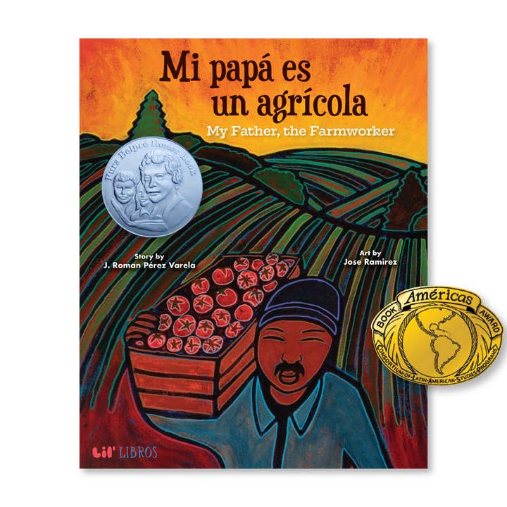 Mi papá es un agrícola (Bilingual English and Spanish) for wholesale by Lil' Libros ~ Bilingual Children's Books & Games