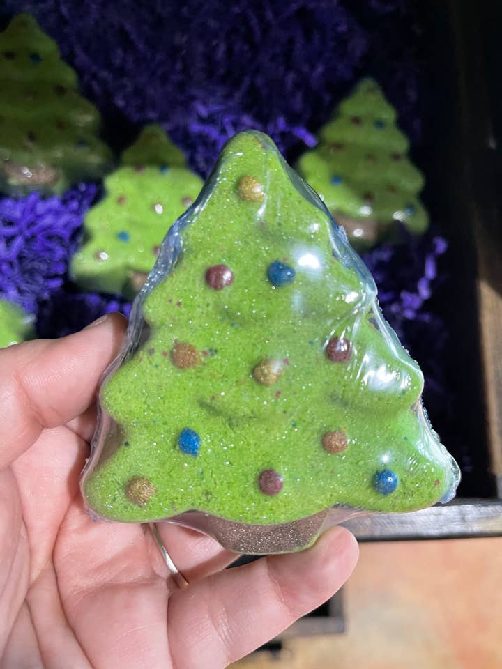 BOMBA DO BANHO DA ÁRVORE DE NATAL por atacado de Wicked Suds Bath Co