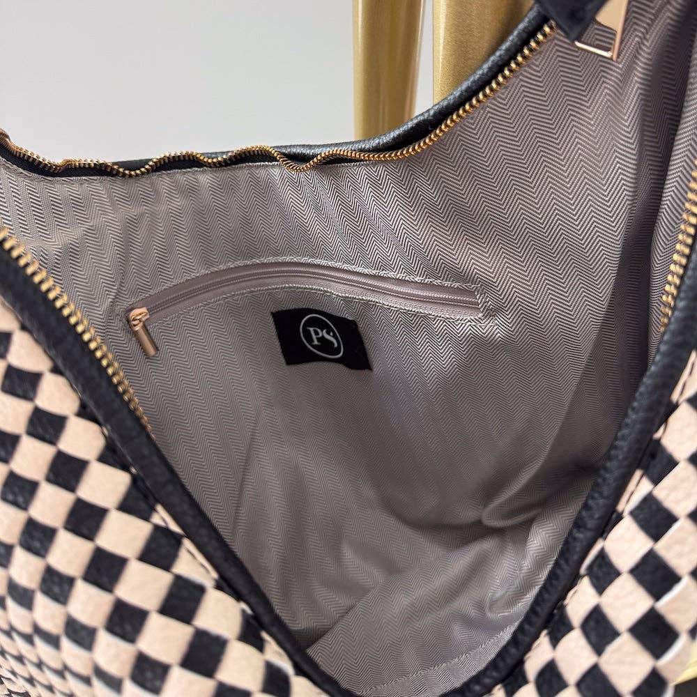 Pretty Simple - Vente Sac porté épaule – femme - Sac à Épaule Tissé Décontracté Sienna - MEILLEURE VENTE4