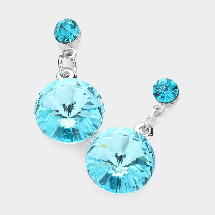 Genuine Crystal Drop Earrings for wholesale by Sensibling Corp.