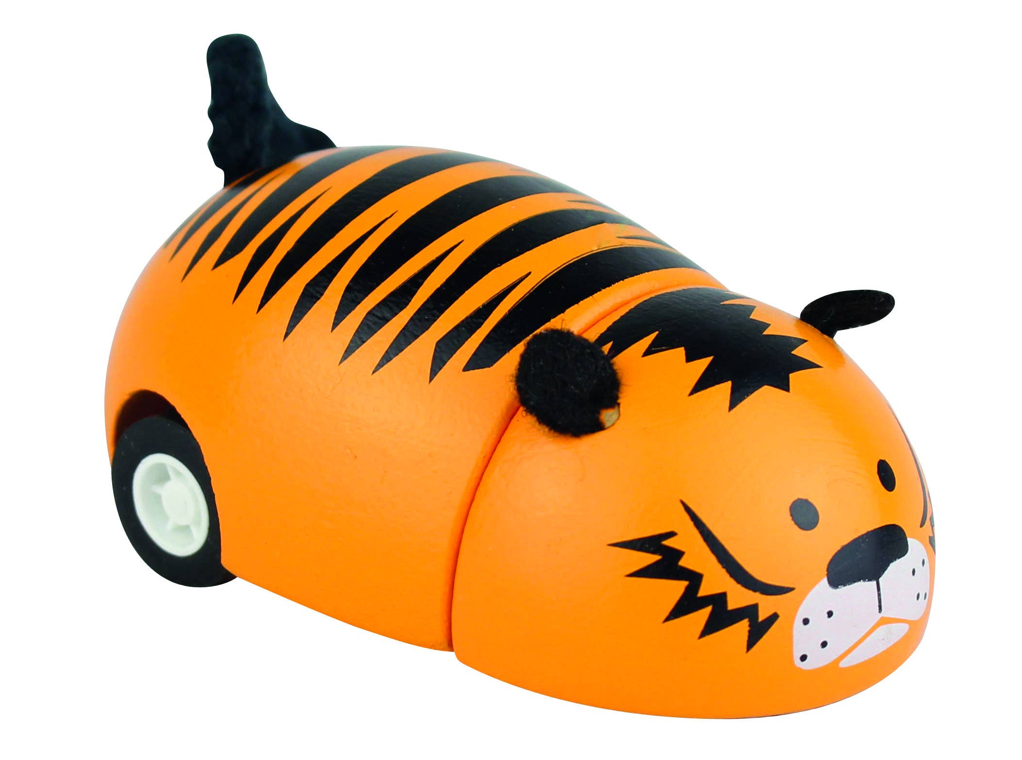 BASS&BASS - Wholesale Wood Toy - Kids - Click Clack Retro Friction Wooden Animals3