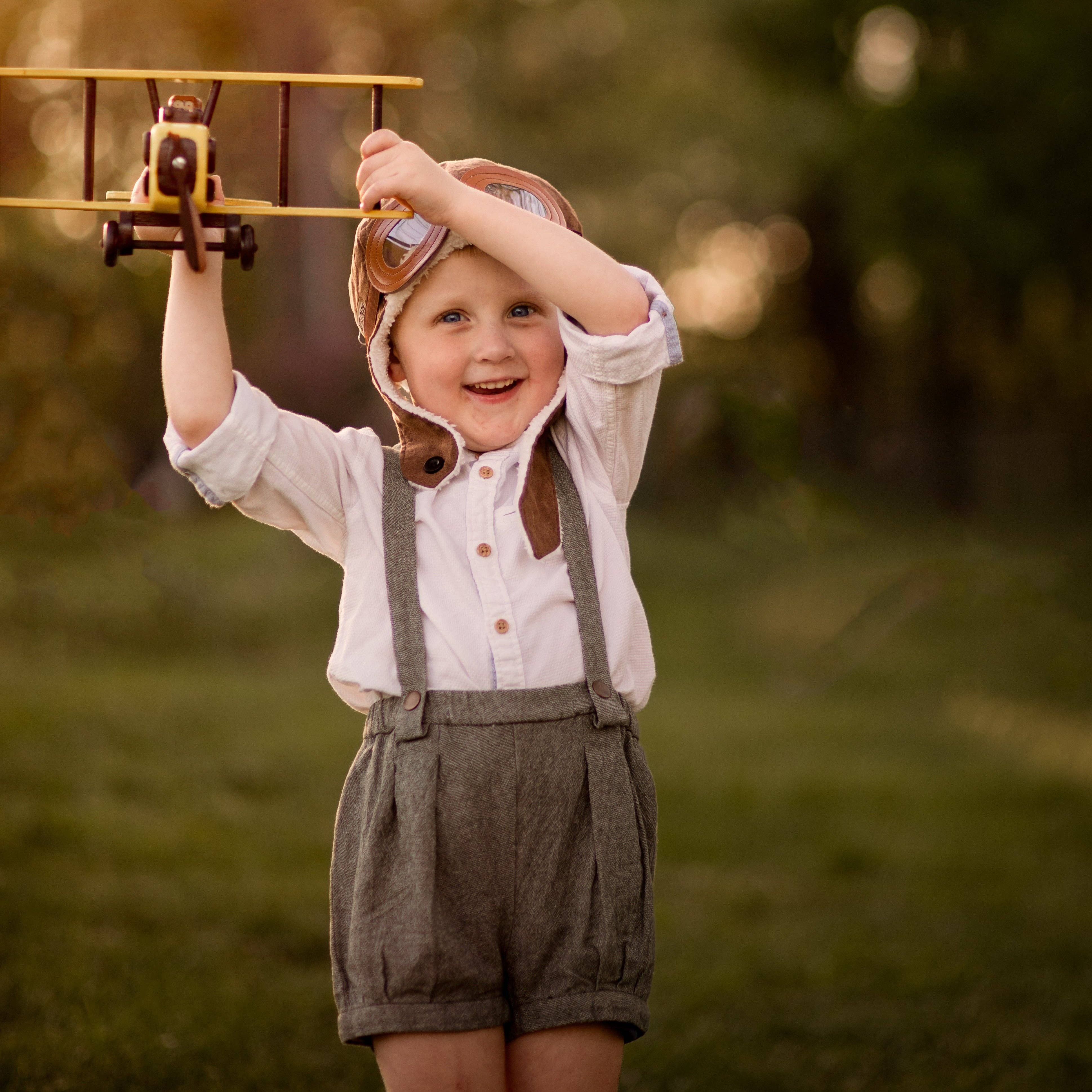 Lillies Dream - Wholesale Shorts - Kids - Chambray Blue Suspender Shorts2