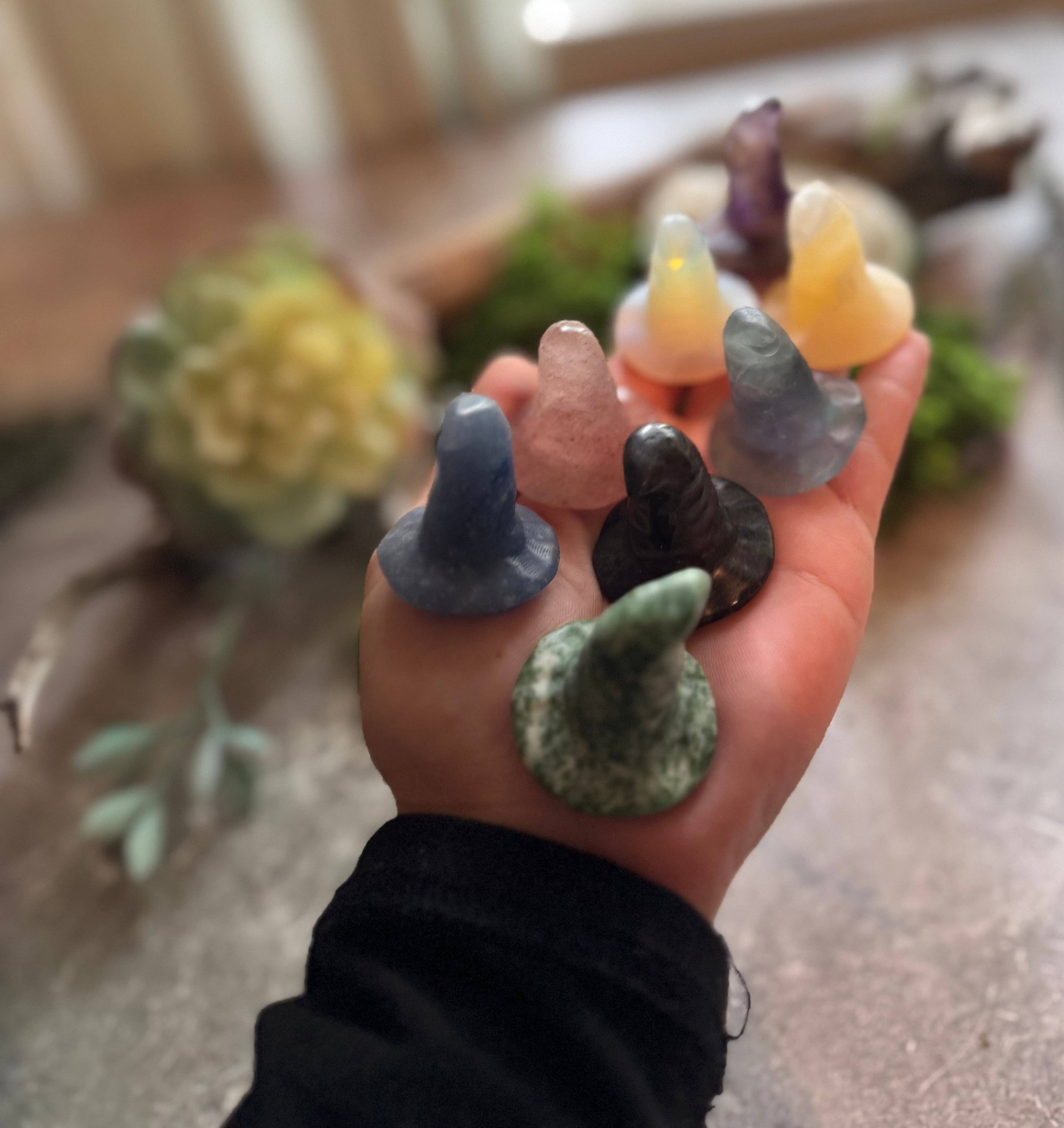 Mandala Gems - Wholesale Spiritual Stone/Crystal - Mixed Crystal Witches Hat – Witchy Crystal, Halloween Decor2