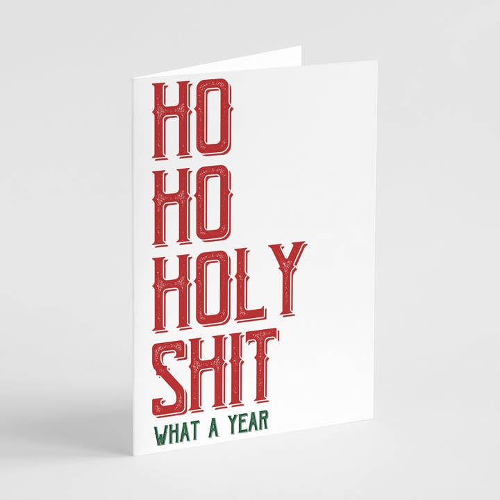 Cartão de Natal de Humor Minimalista – Novos Começos por atacado de Ritzy Rose