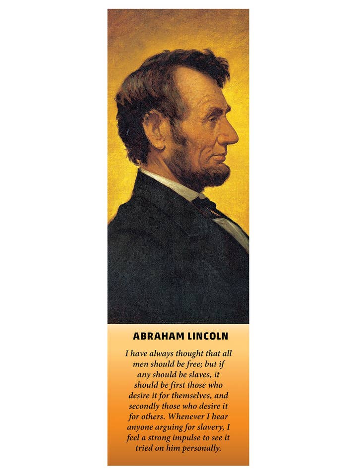 Abraham Lincoln Bookmark for wholesale by Pomegranate