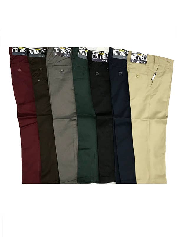 Barnskoluniform långa byxor - hållbara och bekväma för wholesale av Lime Tree Clothing Inc.