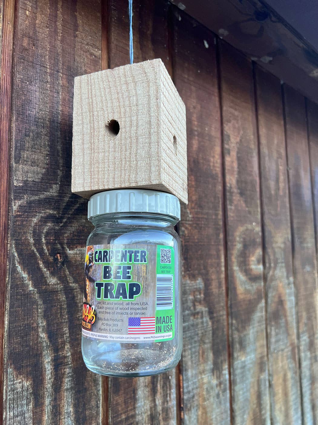 Billy Bob Products - Wholesale Retailer Display - Home & Living - Billy Bob Carpenter Bee Trap MADE IN THE USA!  3