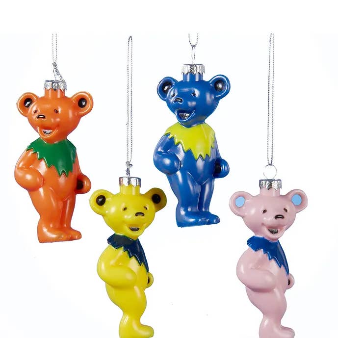GRATEFUL DEAD DANCING BEAR ORNAMENT 4/A for wholesale by Kurt S. Adler, Inc.
