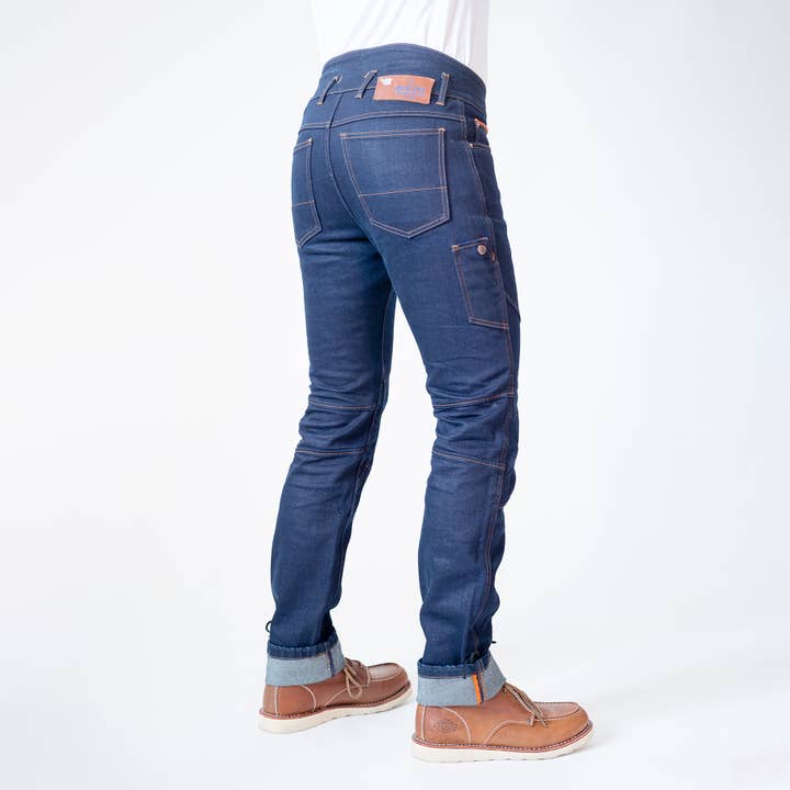 Bolid’ster - MAD PROJECT - Vente Jean – homme - JEAN RIDE'STER INDIGO EN ARMALITH®1