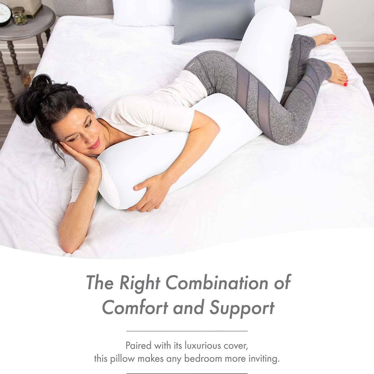Husband Pillow – wholesale Nursing pillow/pad – Maternity – Microbead Body Pillow for Maternity Pregnant Women - 48" X 8"50