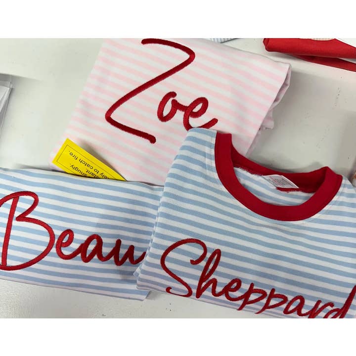 SK Blanks - Wholesale Sleepwear Set - Kids - Stripe Pajamas1