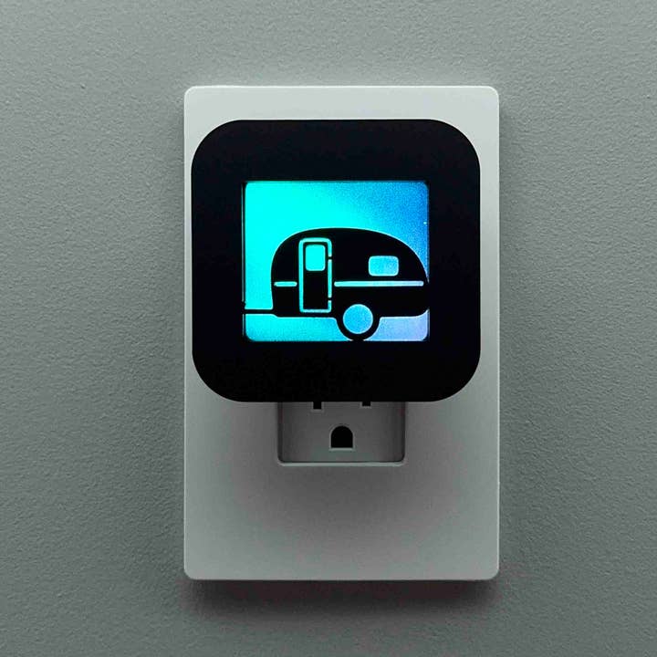 Airstream Teardrop Camper Night Light Cover ONLY for wholesale by Swaplights Night Lights