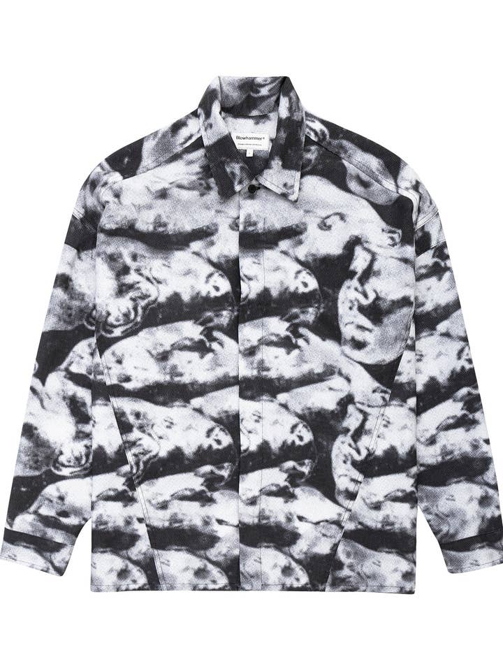 Camisa de Manga Larga Camuflaje Negro para venta al por mayor de Blowhammer