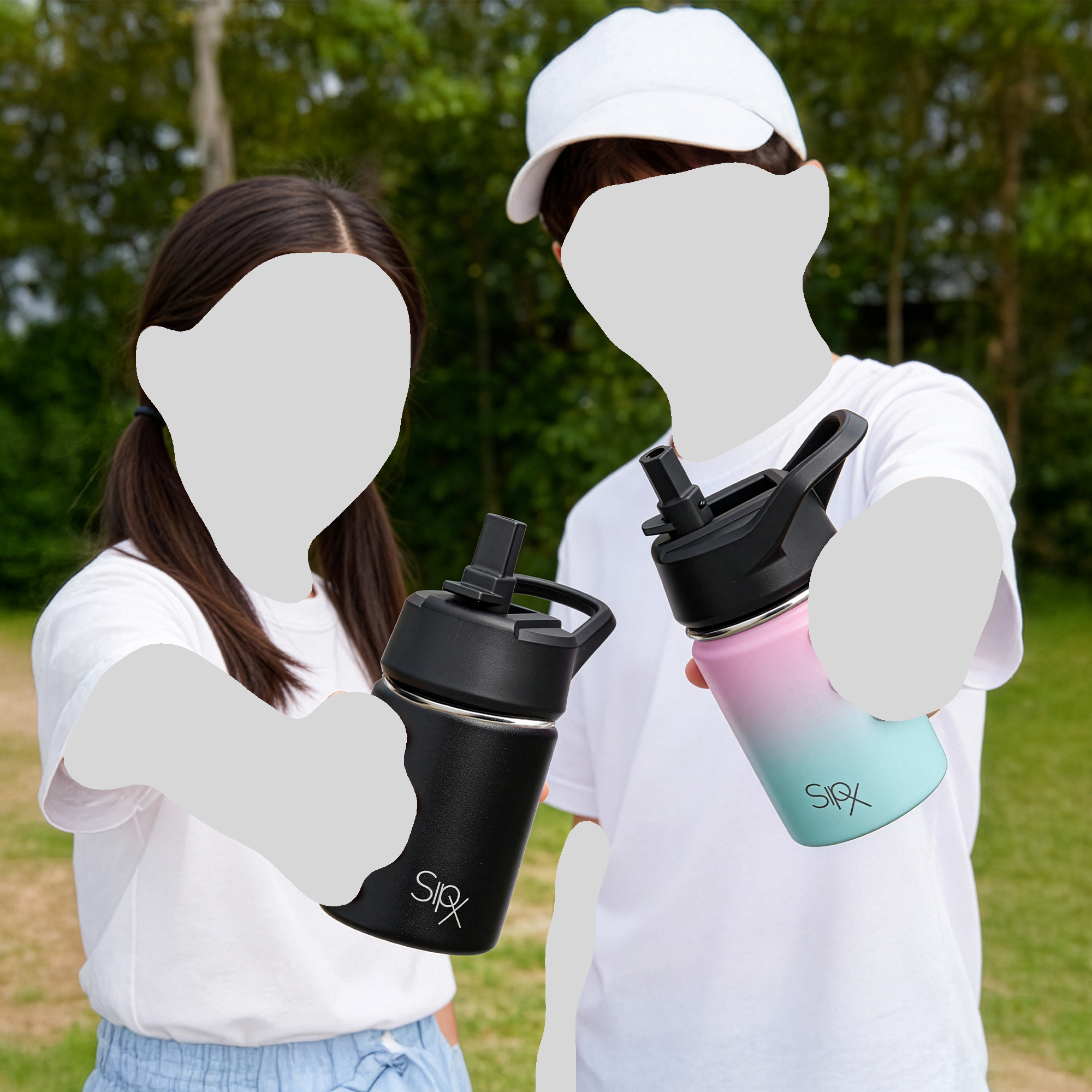 SipX – Garrafa de água por atacado – Garrafa Térmica Infantil de 355 ml com Canudo e Alça8