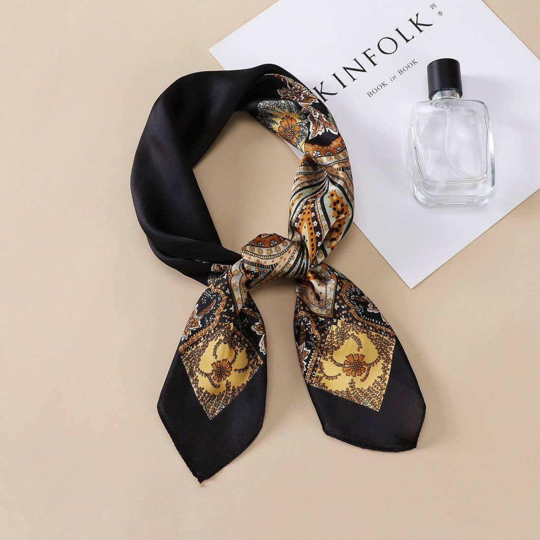 Funkyrel® Atzbranding Limited - Wholesale Scarf - Women's - Scarvii - Paisley Square Scarf8