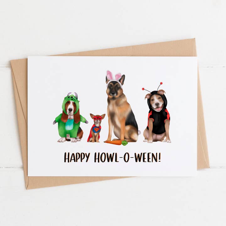 Happy Howl-O-Ween for wholesale by Punfully Yours
