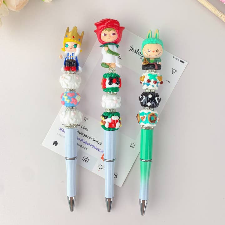 Lilyrosy(Duty free) - Wholesale Pen - Mollys Decorative Pen with Labubu, Crybaby & More13