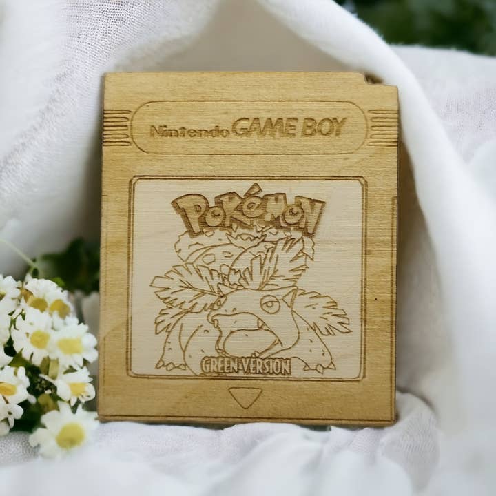 Studio Rima - Wholesale Onderzetters - Set van 6 Pokémon-cartridges, houten onderzetters, handgemaakt cadeau5