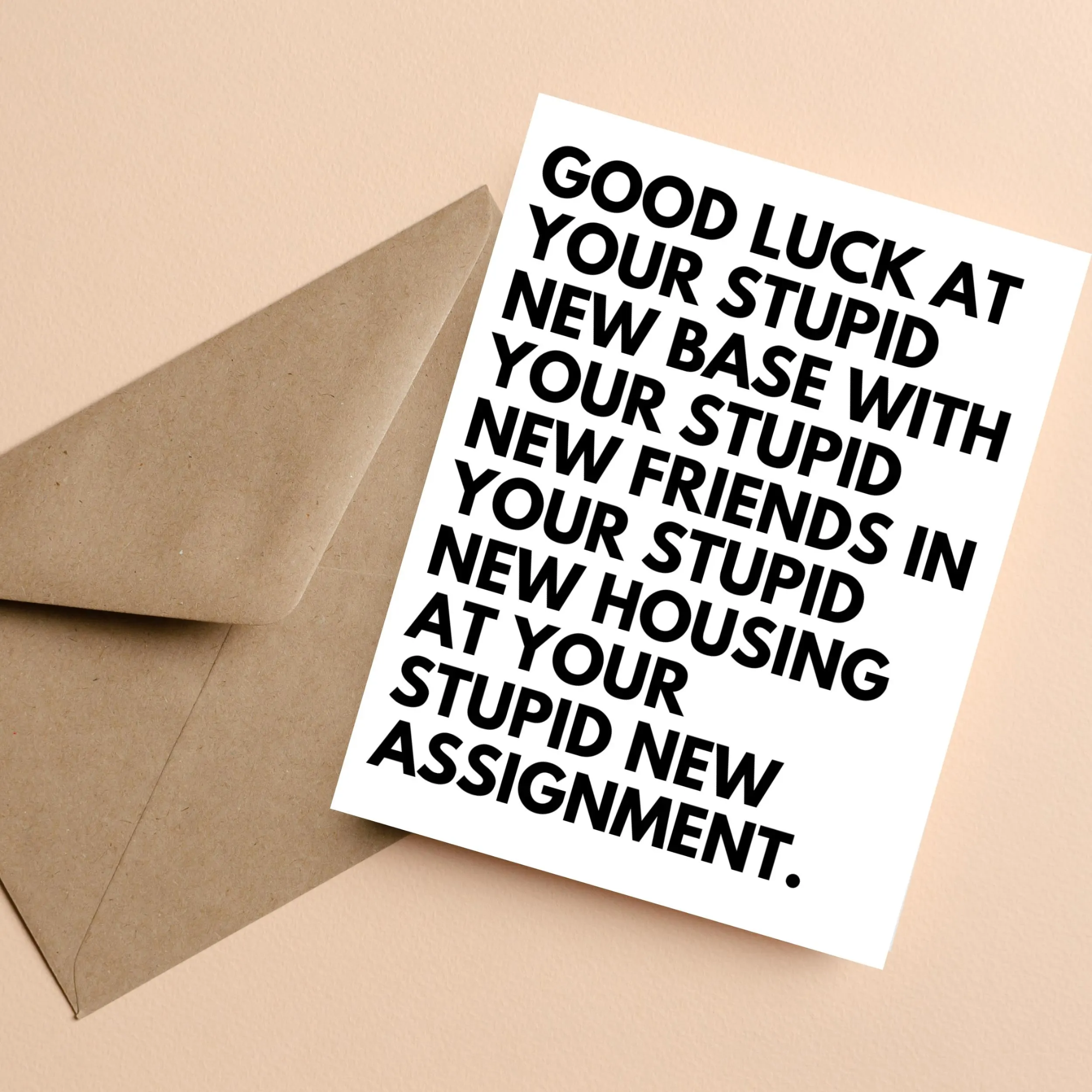 As Told By Ellie - Venta al por mayor Tarjetas de amistad - Tarjeta Militar, Regalo de Despedida para Compañero de Trabajo2