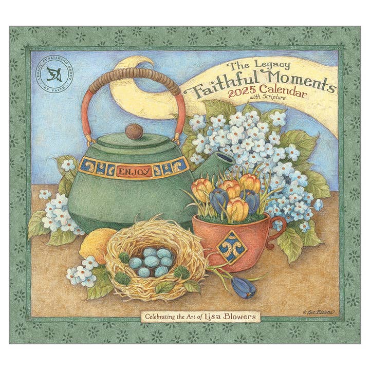 Legacy - Wholesale Calendar - Faithful Moments 2025 Scripture Wall Calendar