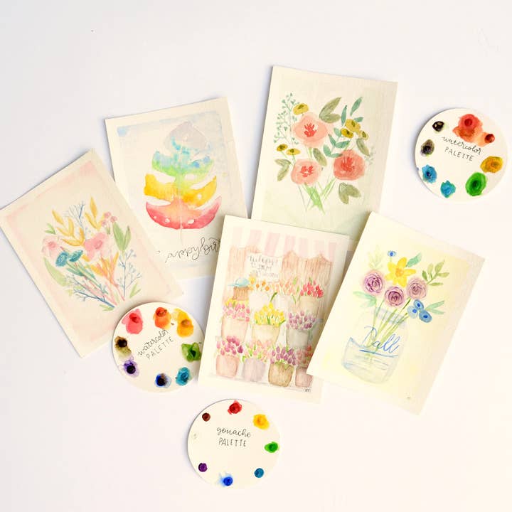 Lavender Chai Co. - Wholesale DIY craft kit - DIY Watercolor Painting Kit9