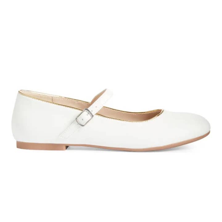 Miss Sadie Mary Jane vestida de blanco - Niños para venta al por mayor de Yosi Samra