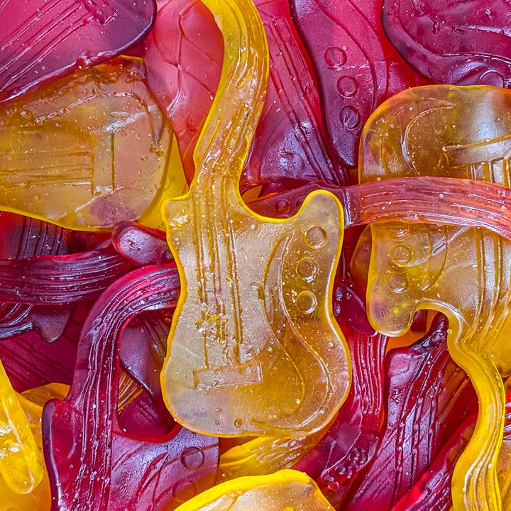 Jellioo Mega Guitars 2.2lbs for wholesale by Sweetish- Swedish Candy Wholesale